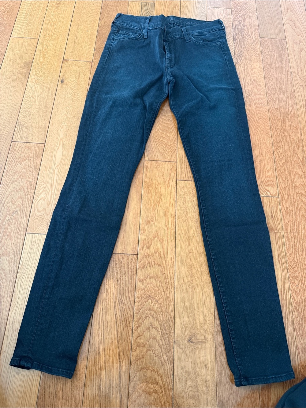 7 For All Mankind Women's Skinny Jeans — Black